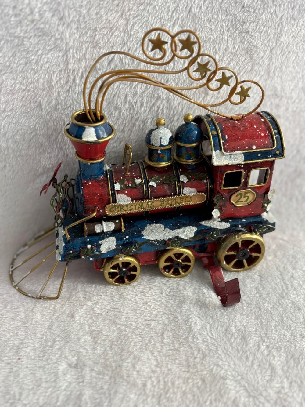 Christmas Express Locomotive Train Stocking Holder